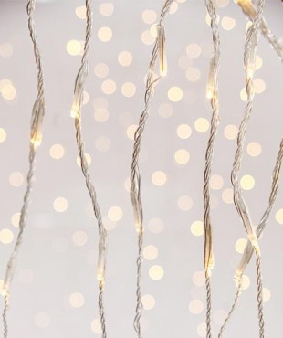 ΚΟΥΡΤΙΝΑ, 240 LED 3mm,31V ΜΕΤΑΣΧΗΜΑΤΙΣΤΗΣ, ΠΡΟΓΡΑΜΜΑ SNOWFALL, ΔΙΑΦΑΝΟ ΚΑΛΩΔΙΟ, ΘΕΡΜΟ ΛΕΥΚΟ LED, ΠΡΟΕΚΤΑΣΗ ΠΑΡΟΧΗΣ 3m, 200x100cm,ΙΡ44